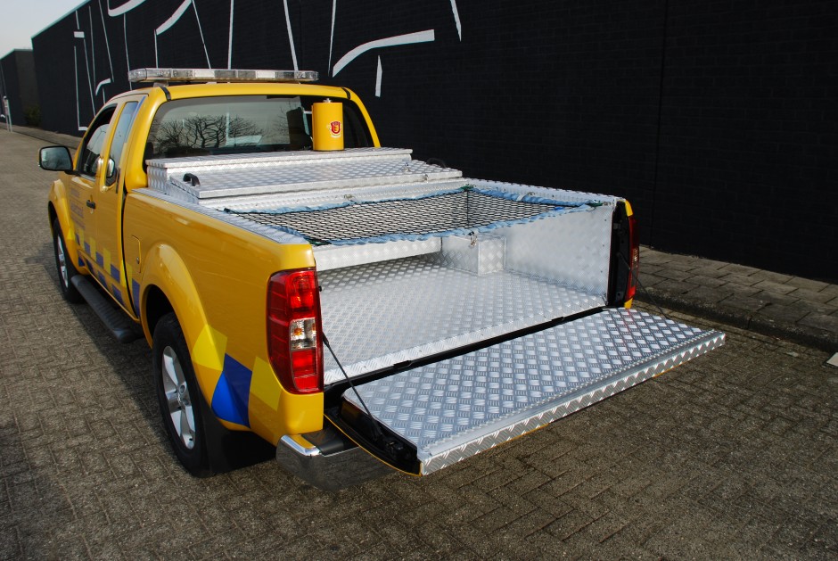 Speciale inrichting laadbak pick-up provincie gelderland